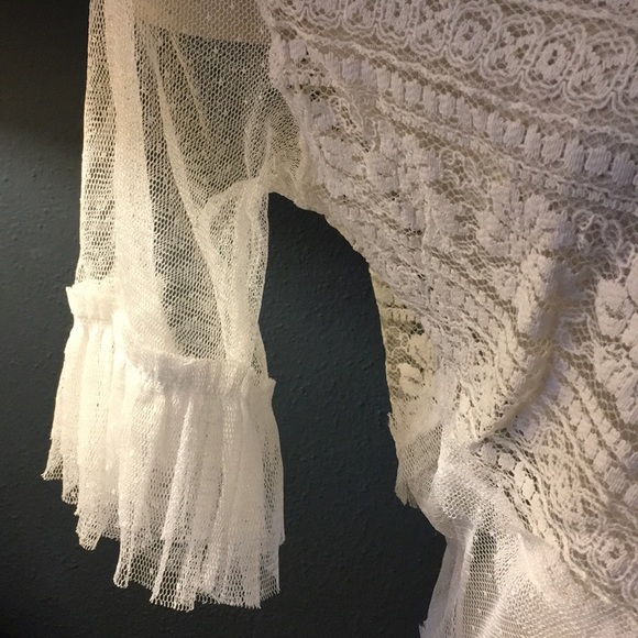 NWT Umgee Lace Crop Top S M L - Picture 6 of 7